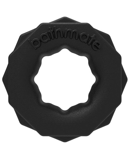 Bathmate Spartan Cock Ring - Black - Casual Toys