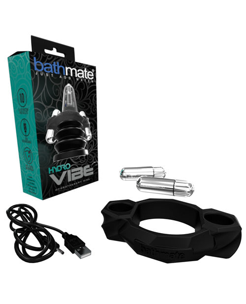 Bathmate Hydro Vibe Pump Vibrator - Black - Casual Toys