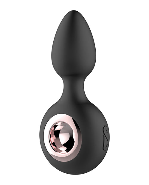 Gender Fluid Tremor Ring Plug Anal Vibe - Black - Casual Toys