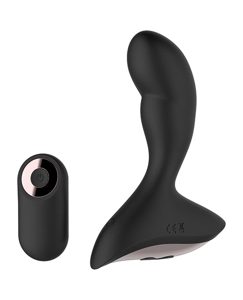 Gender Fluid Rumble Anal Vibe W-remote - Black - Casual Toys