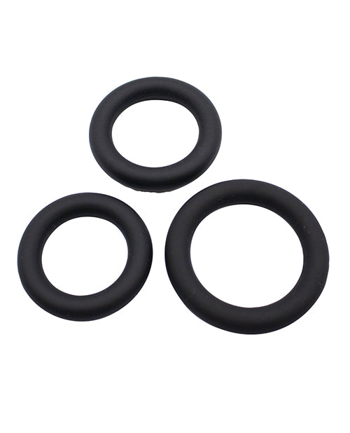 Gender Fluid Clenchers Tension Ring Set - Black - Casual Toys