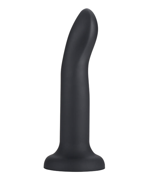 Gender Fluid 6.5" Enthrall Strap On Dildo - Black - Casual Toys