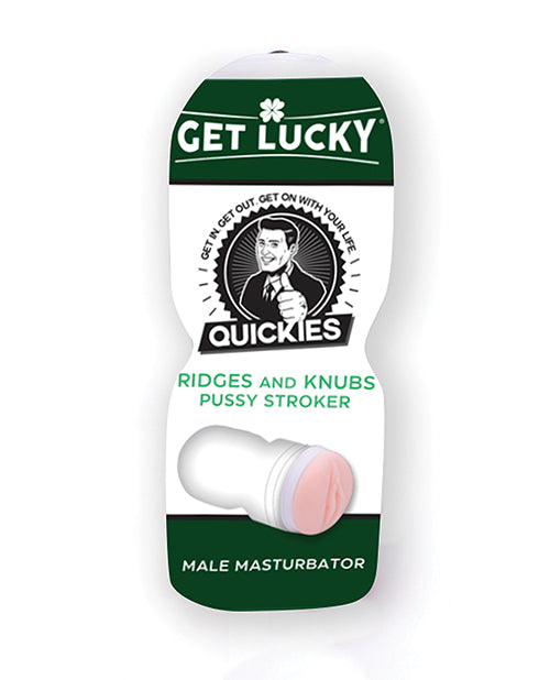 Get Lucky Quickies Ridges & Knubs Pussy Stroker - Casual Toys