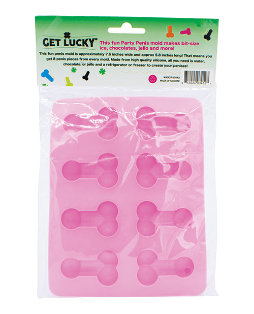 Get Lucky Penis Party-chocolate Ice Tray - Pink - Casual Toys