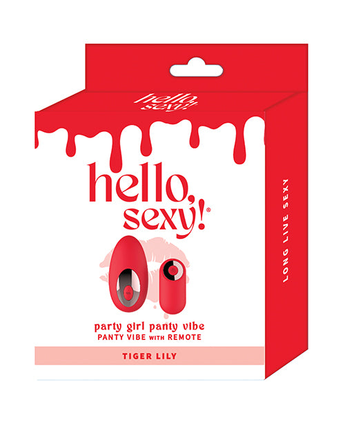 Hello Sexy! Party Girl Panty Vibe - Tiger Lily