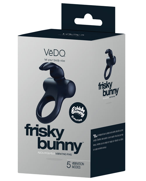 Vedo Frisky Bunny Rechargeable Vibrating Ring - Casual Toys