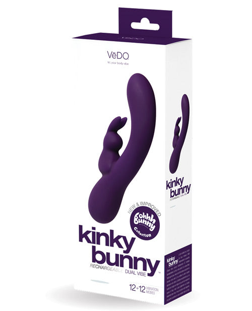 Vedo Kinky Bunny Plus Rechargeable Dual Vibe - Casual Toys