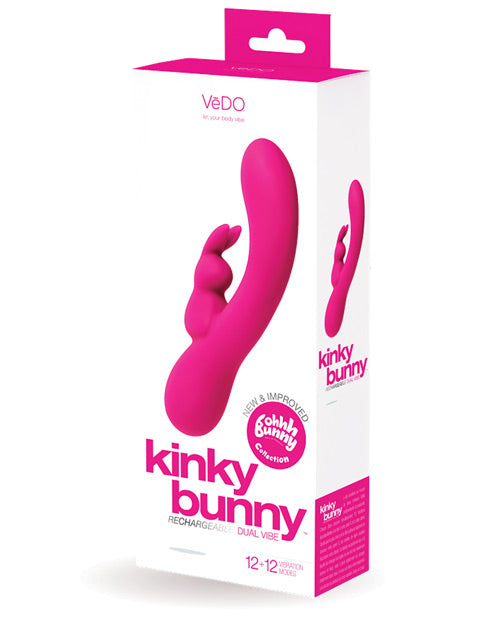 Vedo Kinky Bunny Plus Rechargeable Dual Vibe - Casual Toys