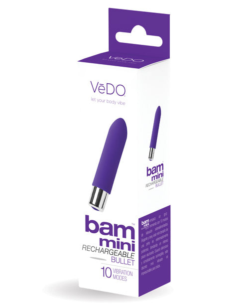 Vedo Bam Mini Rechargeable Bullet Vibe - Casual Toys