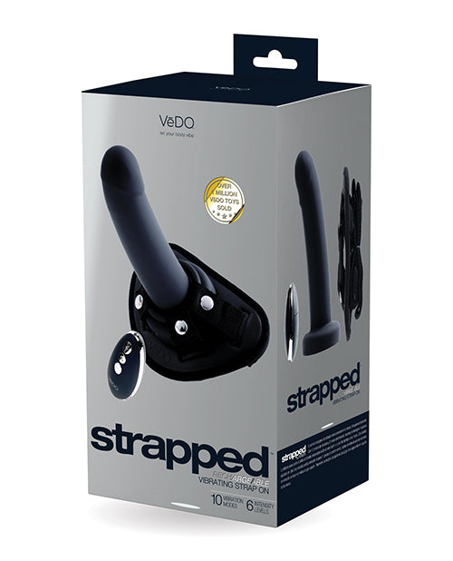 Vedo Strapped Rechargeable Vibrating Strap On - Casual Toys