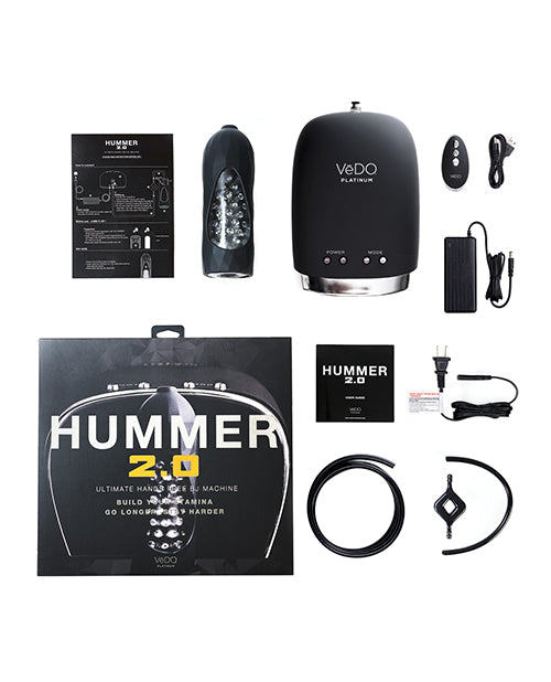 Vedo Hummer 2.0 Masturbator - Black - Casual Toys