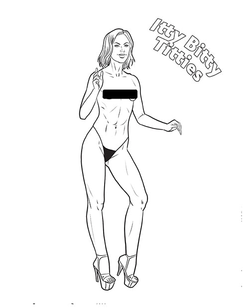 Wood Rocket Boobs Coloring Book - Casual Toys