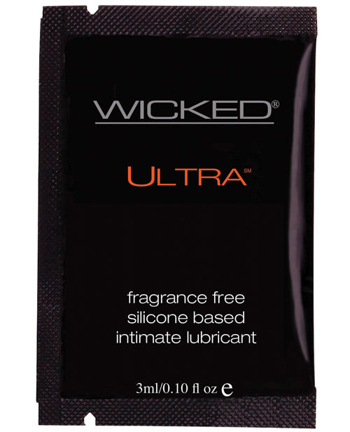 Wicked Sensual Care Ultra Silicone Based Lubricant - .1 Oz Fragrance Free - Casual Toys