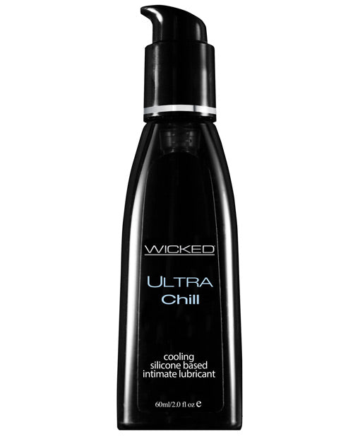Wicked Sensual Care Ultra Chill Cooling Sensation Silicone Based Lubricant - 2 Oz Fragrance Free - Casual Toys
