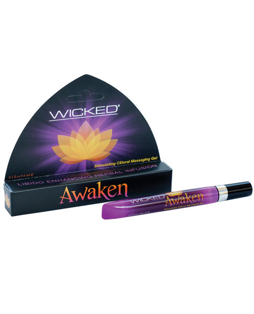 Wicked Sensual Care Awaken Stimulating Clitoral Massaging Gel - .3 Oz - Casual Toys