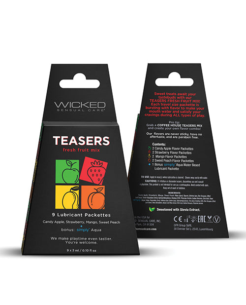 Wicked Sensual Care Teasers Fresh Fruit Mix - Casual Toys