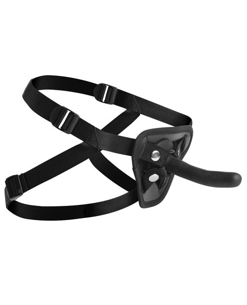 Strap U Pegged Pegging Dildo W-harness - Casual Toys