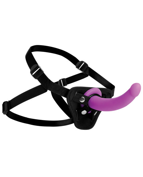 Strap U Navigator Silicone G Spot Dildo W-harness - Casual Toys