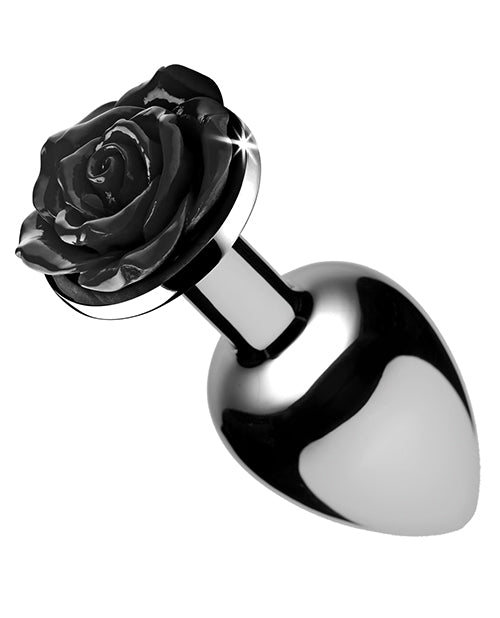 Bootysparks Black Rose Anal Plug - Casual Toys