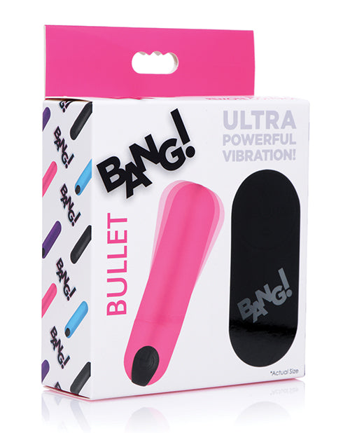 Bang Vibrating Bullet With Remote Control - Casual Toys