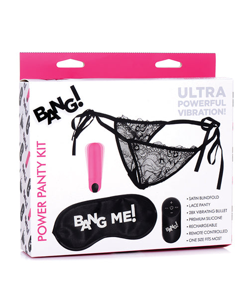 No Eta Bang! Power Panty & Blindfold Kit - Pink - Casual Toys