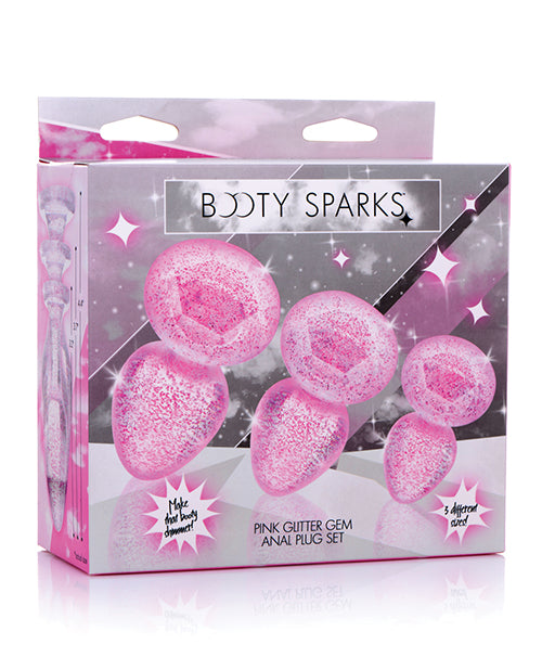 Booty Sparks Glitter Gem Anal Plug Set - Casual Toys