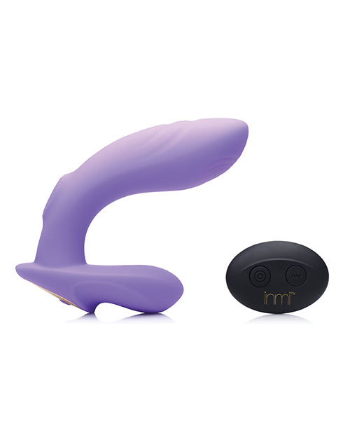 Inmi 10x G-tap Tapping Silicone G Spot Vibrator - Purple - Casual Toys