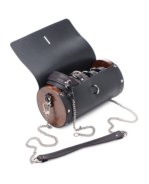 Master Series Kinky Clutch Black Bondage Set W-carrying Case - Casual Toys