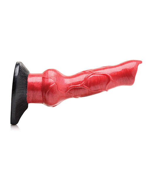 Creature Cocks Hell-hound Canine Penis Silicone Dildo - Red-black