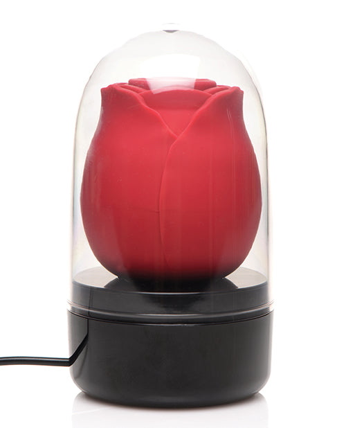 Inmi Bloomgasm Wild Rose 10x Stimulator W-case - Red - Casual Toys