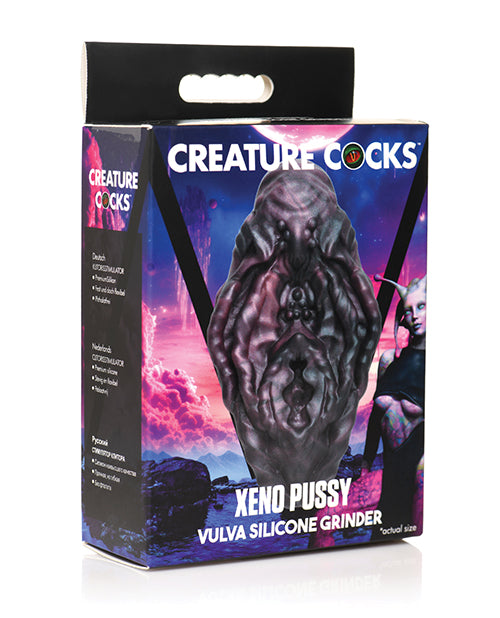 Creature Cocks Xeno Pussy Vulva Silicone Grinder - Multi Color