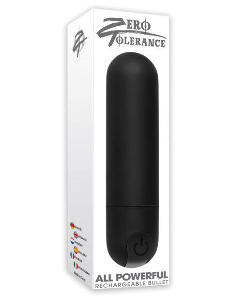 Zero Tolerance All Powerful Rechargeable Bullet - Casual Toys
