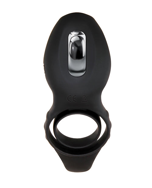 Zero Tolerance Mr. Flicker Vibrating Cock Ring - Black - Casual Toys