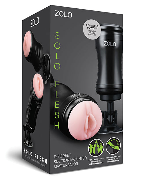 Zolo Solo Flesh Hands Free Masturbator - Casual Toys