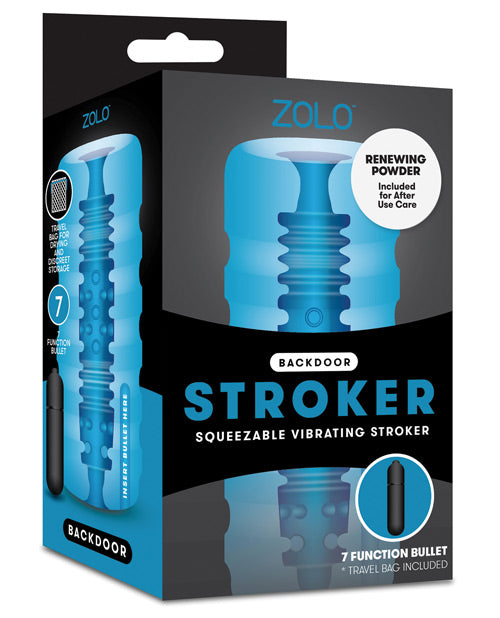 Zolo Backdoor Squeezable Vibrating Stroker - Casual Toys