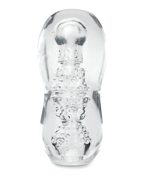 Zolo Gripz Dotted Stroker - Clear - Casual Toys