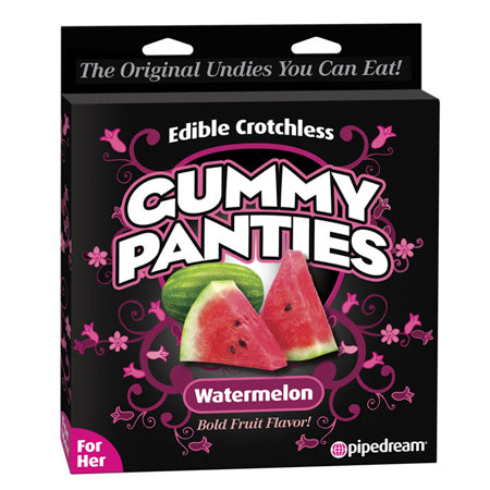 Edible Crotchless Gummy Panties Watermelon - Casual Toys