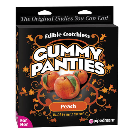 Edible Crotchless Gummy Panties Peach - Casual Toys