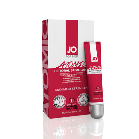 JO Atomic Clitoral Gel - Warming - Stimulant (Silicone-Based) 0.34 fl oz - 10 ml - Casual Toys