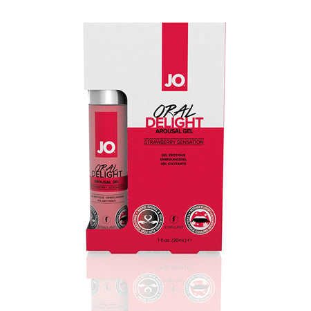 JO Oral Delight - Strawberry -  1 fl oz - 30 ml - Casual Toys