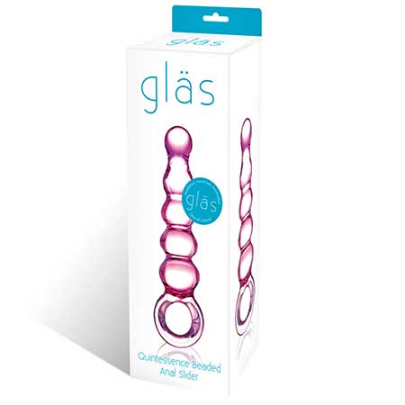 Glas Quintessence Beaded Anal Slider - Casual Toys