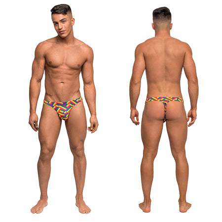 Male Power Pride Fest Bong Thong Print S-M - Casual Toys