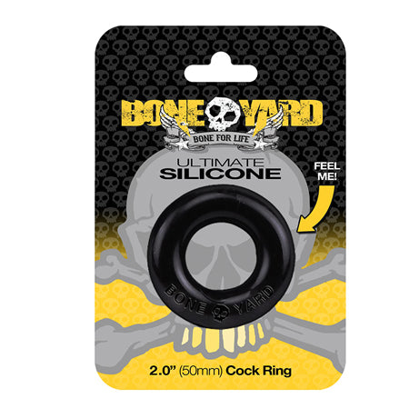 Boneyard Ultimate Silicone Cock Ring Black - Casual Toys