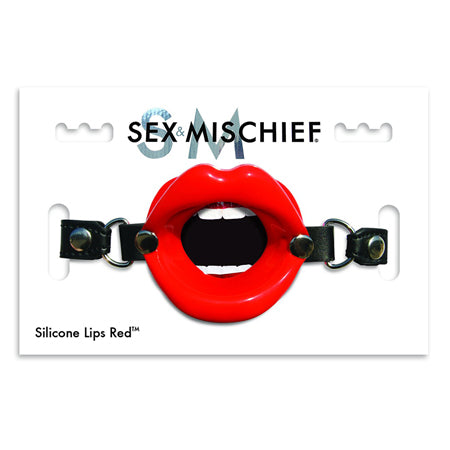 S&M Silicone Lips- Red - Casual Toys