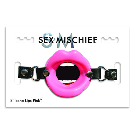 S&M Silicone Lips- Pink - Casual Toys