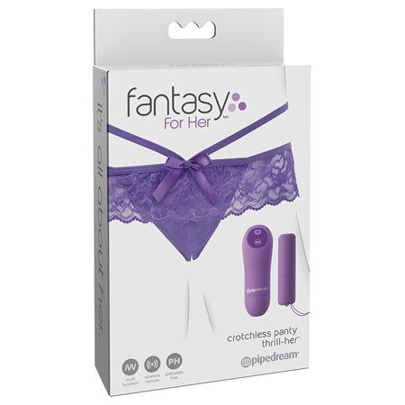 Fantasy For Her Crotchless Panty Thrill-Her - Casual Toys