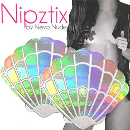 Neva Nude Pasty Shell Holographic - Casual Toys
