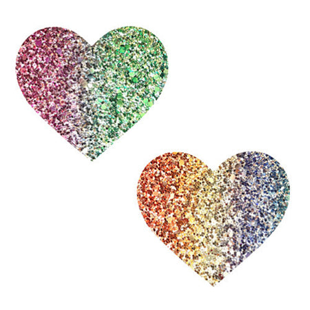 Neva Nude Pasty Heart Glitter Multicolor - Casual Toys