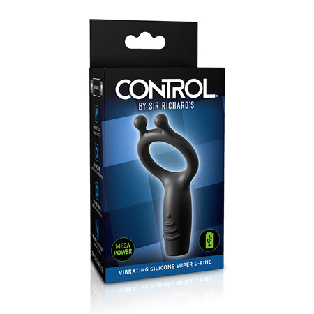 Sir Richard's Control Vibrating Silicone Super C-Ring - Casual Toys