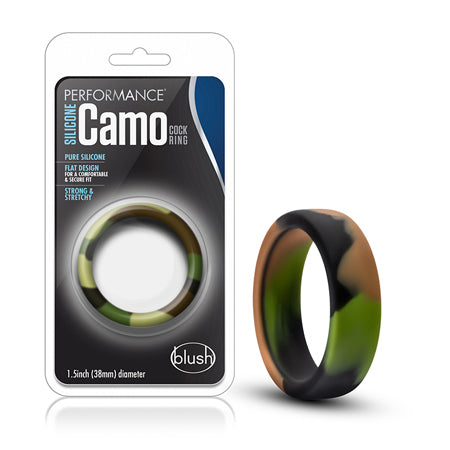 Performance - Silicone Camo Cock Ring - Green Camoflauge - Casual Toys